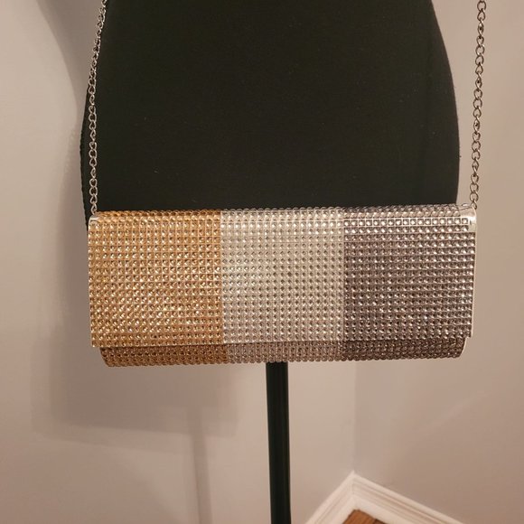 Tri-colour sparkle bag - Picture 1 of 8